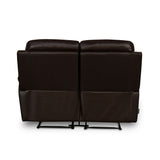 Nilkamal Carolina 2 Seater Recliner Sofa (Brown)