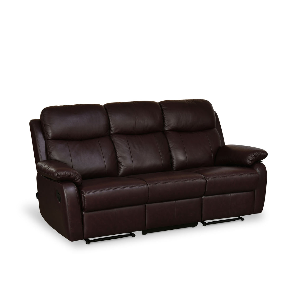 Nilkamal Carolina 3 Seater Sofa with 2 Recliners (Brown)