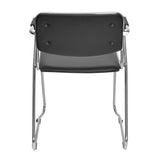 Contract 01 with Arm Visitor Chair (Black)