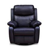 Carolina 1 Seater Sofa Swivel Rocker Recliner (Brown)