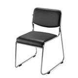 Contract 01 without Arm Visitor Chair (Black)