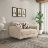 Cooper 2 Seater Fabric Sofa (Beige)