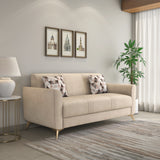 Cooper 3 Seater Fabric Sofa (Beige)