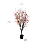 Peach Blossom Artificial Tree with Pot (Pink)