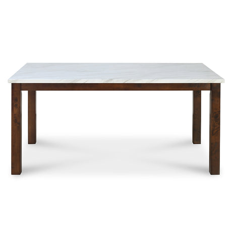 Roxbury 6 Seater Dining Table (Marble White)