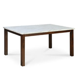 Roxbury 6 Seater Dining Table (Marble White)