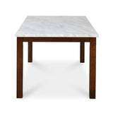 Roxbury 6 Seater Dining Table (Marble White)