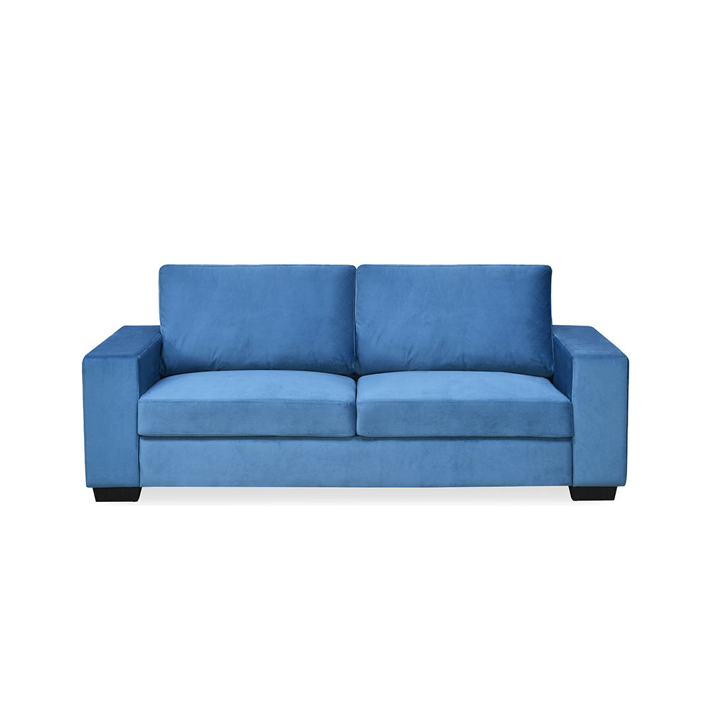 Nilkamal Shirley 3 Seater Sofa (Blue)