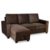 Nilkamal Shirley Lounger 2 Seater Sofa (Choco Brown)