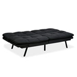 Oberon 3 Seater Futon Sofa Cum Bed (Dark Grey)