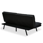 Oberon 3 Seater Futon Sofa Cum Bed (Dark Grey)