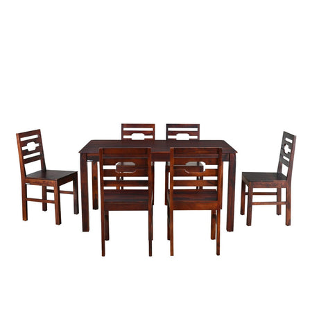 Nilkamal Casper 6 Seater Dining Set (Country Light)