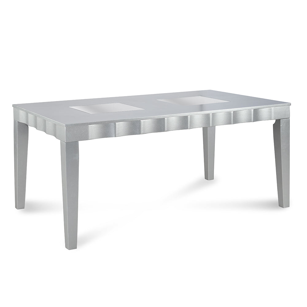 Merlin 1 + 4 + Bench Dining Kit (Metallic Silver)