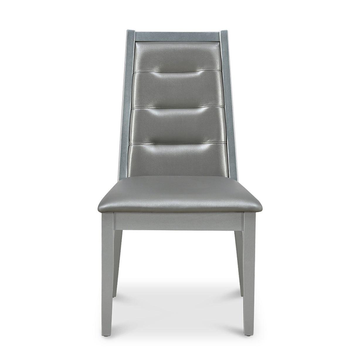 Merlin Dining Chair (Metallic Silver)