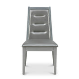 Merlin Dining Chair (Metallic Silver)