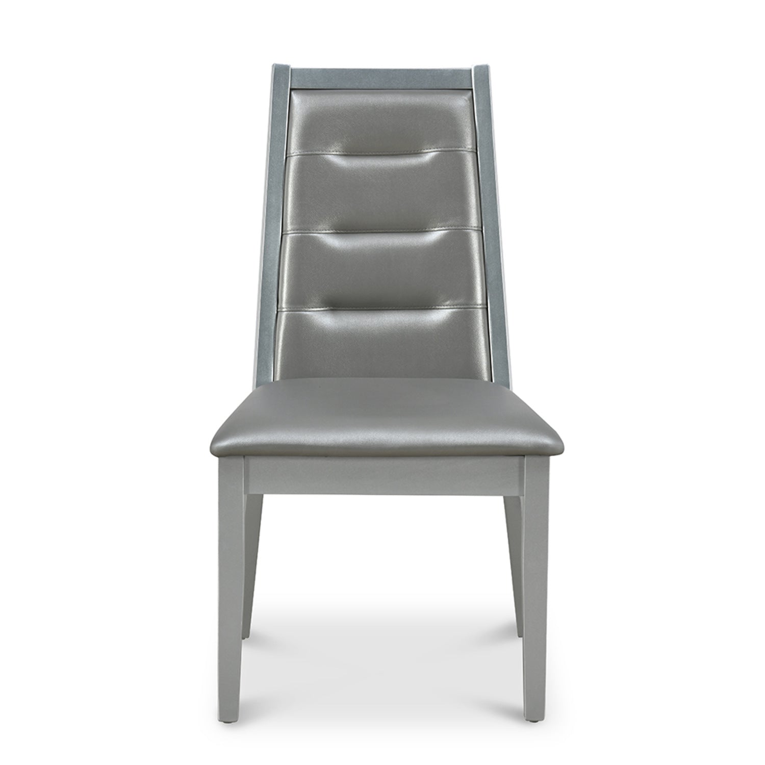 Merlin Dining Chair (Metallic Silver)