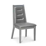 Merlin Dining Chair (Metallic Silver)