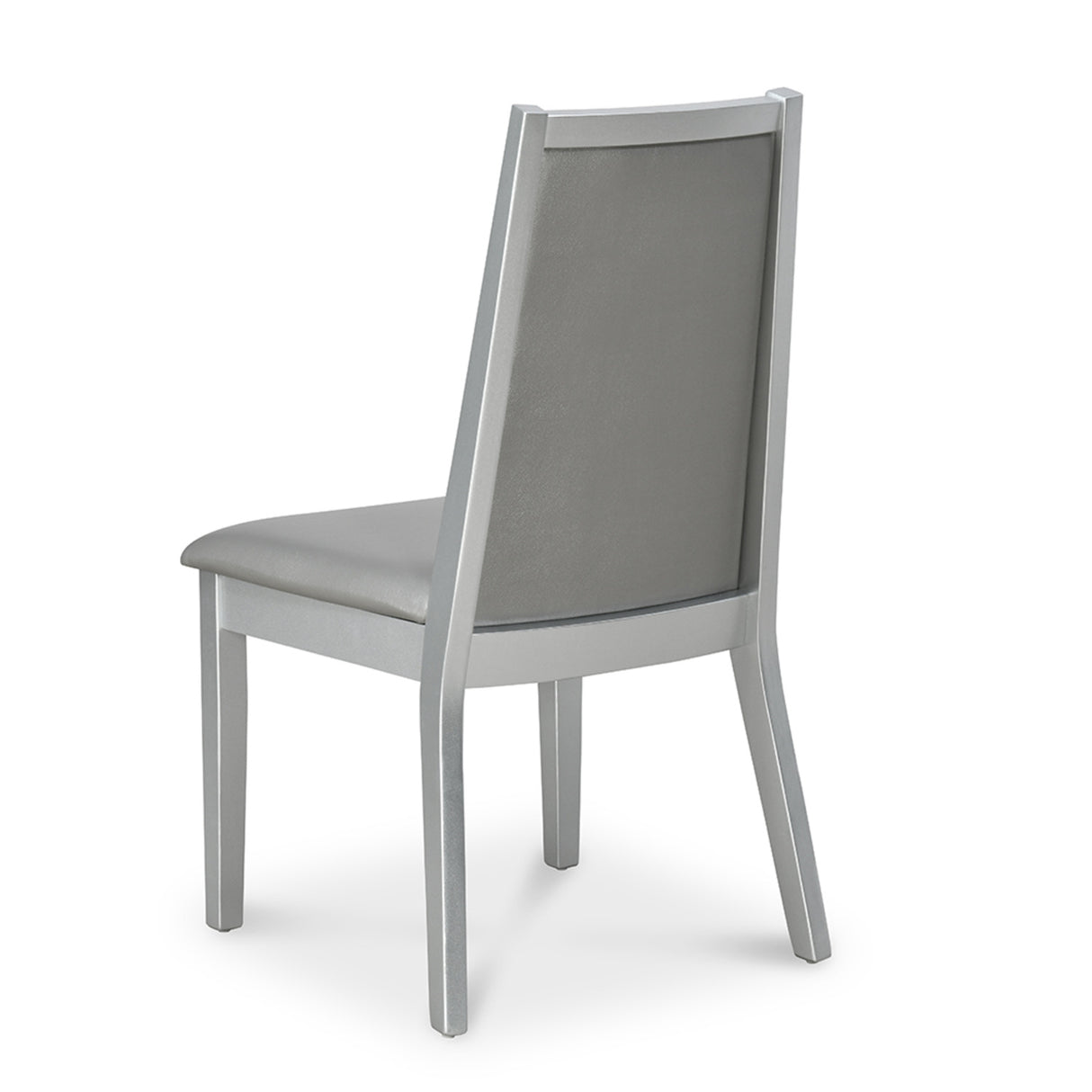 Merlin Dining Chair (Metallic Silver)