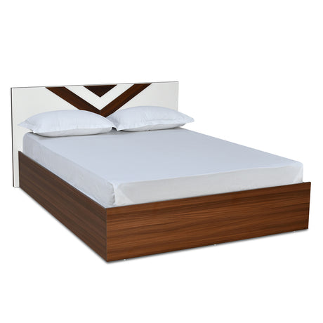 Orion Max Bed with Box Storage (Walnut)