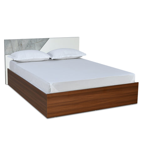 Asta Max Bed with Box Storage (Walnut)