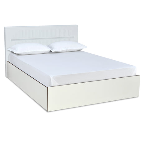 Capsule Max Bed with Box Storage (White)