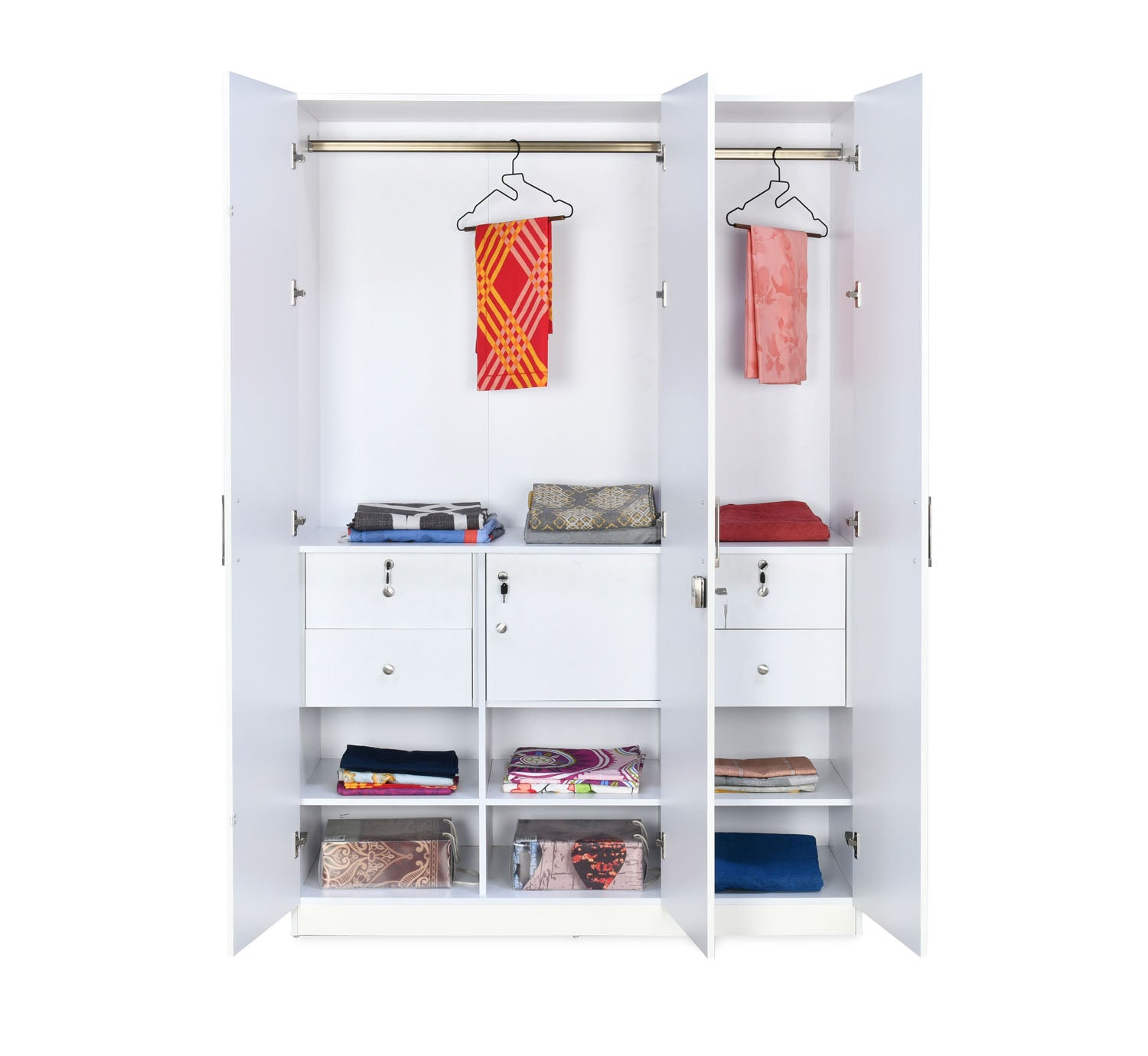 Max 3 Door Wardrobe (Frosty White)