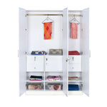 Max 3 Door Wardrobe (Frosty White)