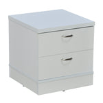 Prime Engineered Wood Nightstand (Frosty White)