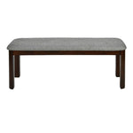 Lindsey 6 Seater Dining Bench (Walnut)