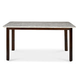 Lindsey 1 + 4 + Bench Dining Kit (Marble Beige)