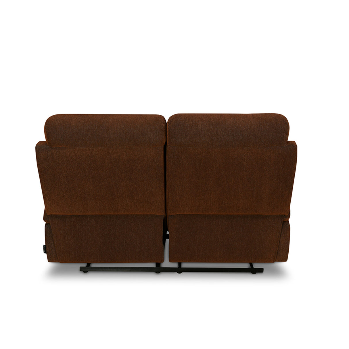 Matt 2 Seater Recliner Sofa with Cup Holder (Cocoa)