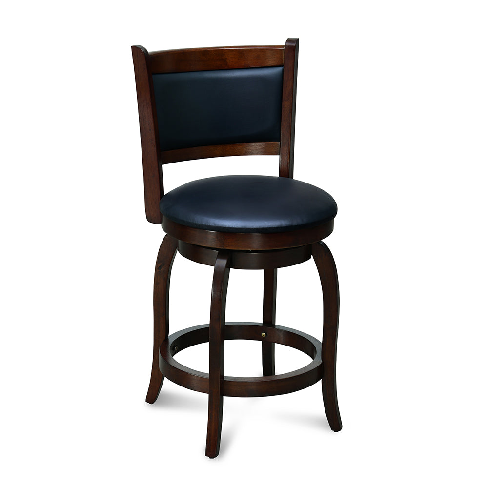 Theon Counter Height Dining Chair Set of 2 (Dark Expresso)