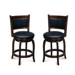 Theon Counter Height Dining Chair Set of 2 (Dark Expresso)