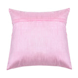 Amelia Pintuck Textured Tafetta Fabric 16' x 16' Cushion Cover (Pink)