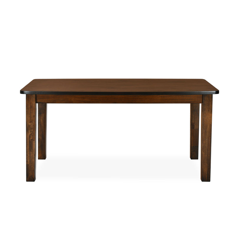 Elanza Solid Wood 6 Seater Dining Table (Antique Cherry)