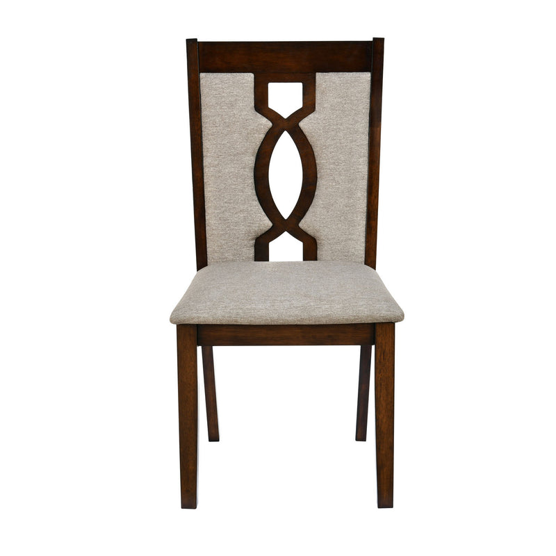 Elanza Solid Wood Dining Chair (Antique Cherry)