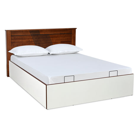 Electra Prime Bed with Semi Hydraulic Storage (White)