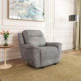 Favian 1 Seater Rocker Recliner Sofa (Grey)