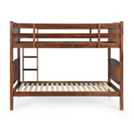 Dom Solid Wood Bunk Bed (Cappuccino)