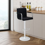 Escape Adjustable Height Swivel Bar Stool (Black)