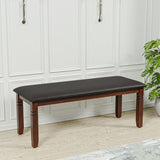 Floret Dining Bench (Walnut)