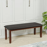 Floret 6 Seater Dining Bench (Walnut)