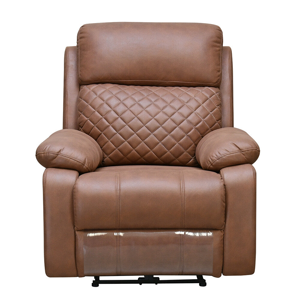 Nashville 1 Seater Electric Sofa Recliner (Brown)