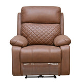 Nashville 1 Seater Electric Sofa Recliner (Brown)