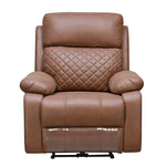 Nashville 1 Seater Electric Sofa Recliner (Brown)