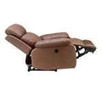 Nashville 1 Seater Electric Sofa Recliner (Brown)