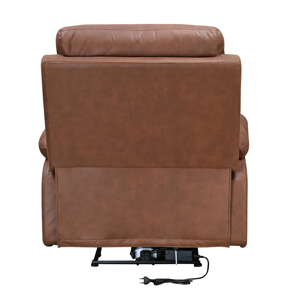 Nashville 1 Seater Electric Sofa Recliner (Brown)