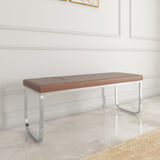 Frostine Dining Bench (Brown)