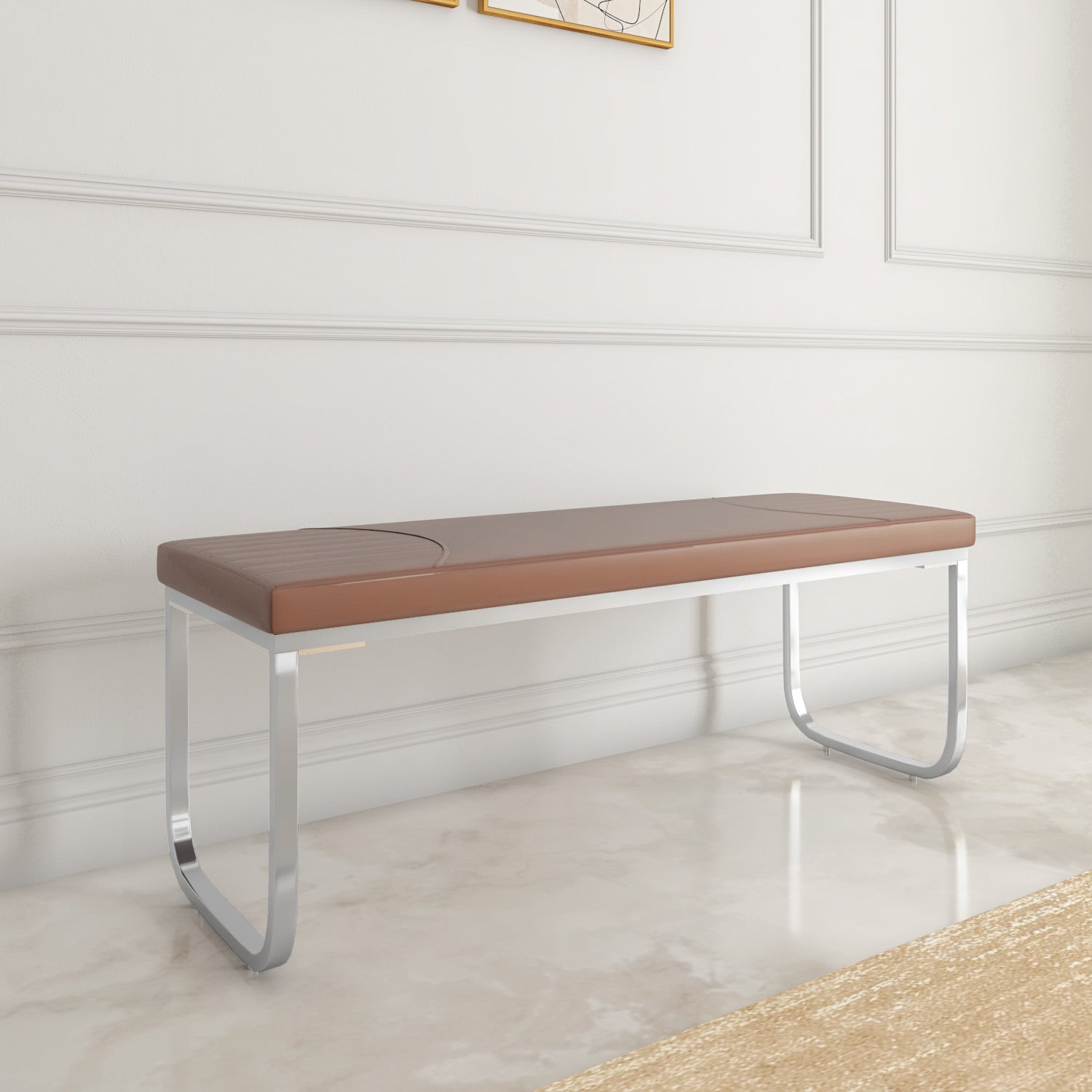 Frostine Dining Bench (Brown)