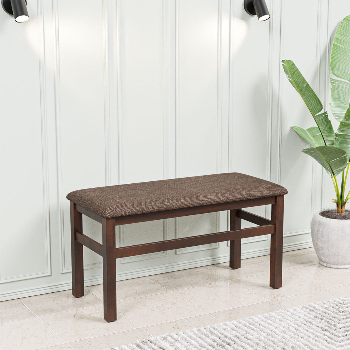 Gem Dining Bench (Cappucino)